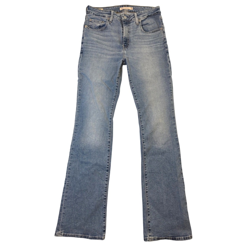 Levis Jeans Women 29 Blue 725 High Rise Bootcut Premium Denim Stretch Classic